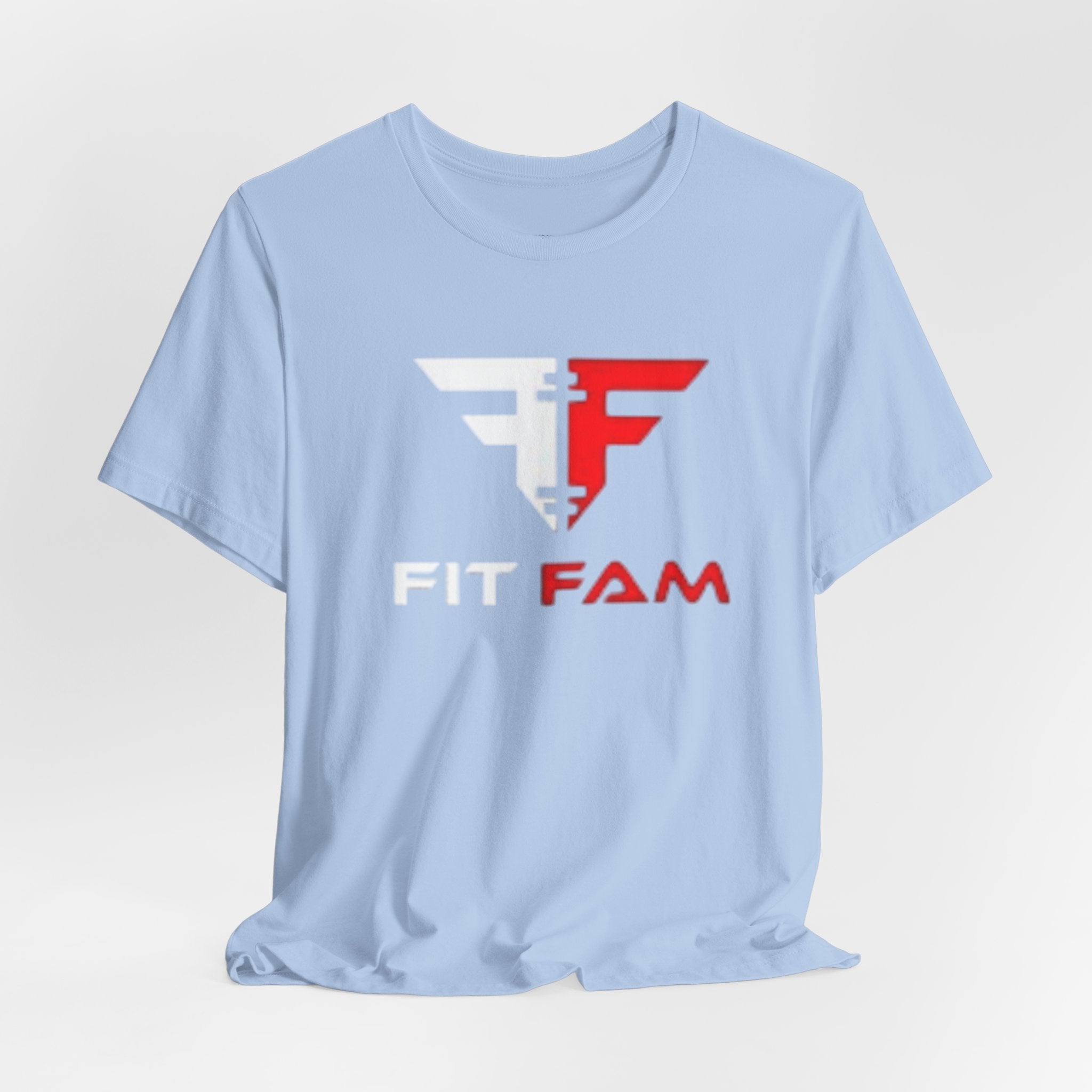 FITFAM Red & White Logo tee | T-Shirt, Minimal Graphic