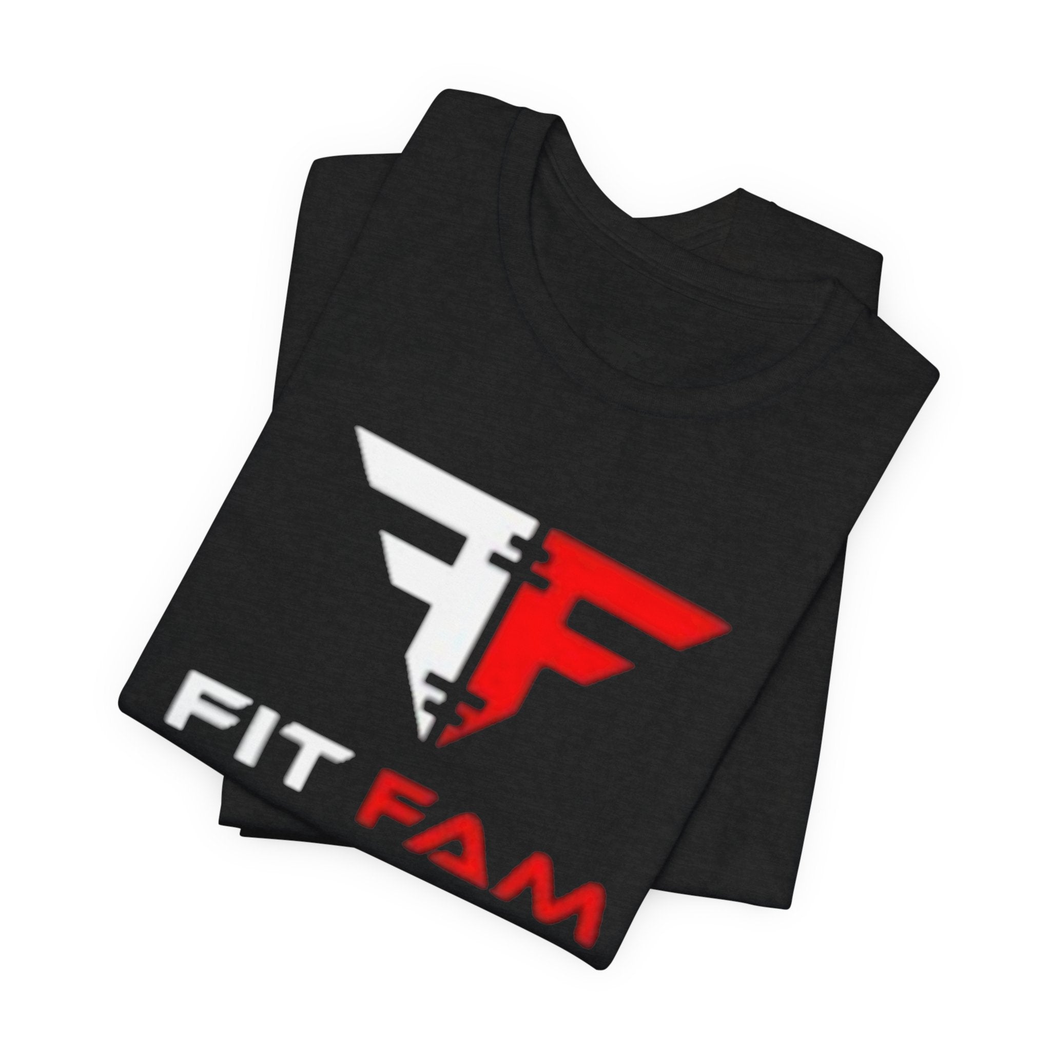 FITFAM Red & White Logo tee | T-Shirt, Minimal Graphic