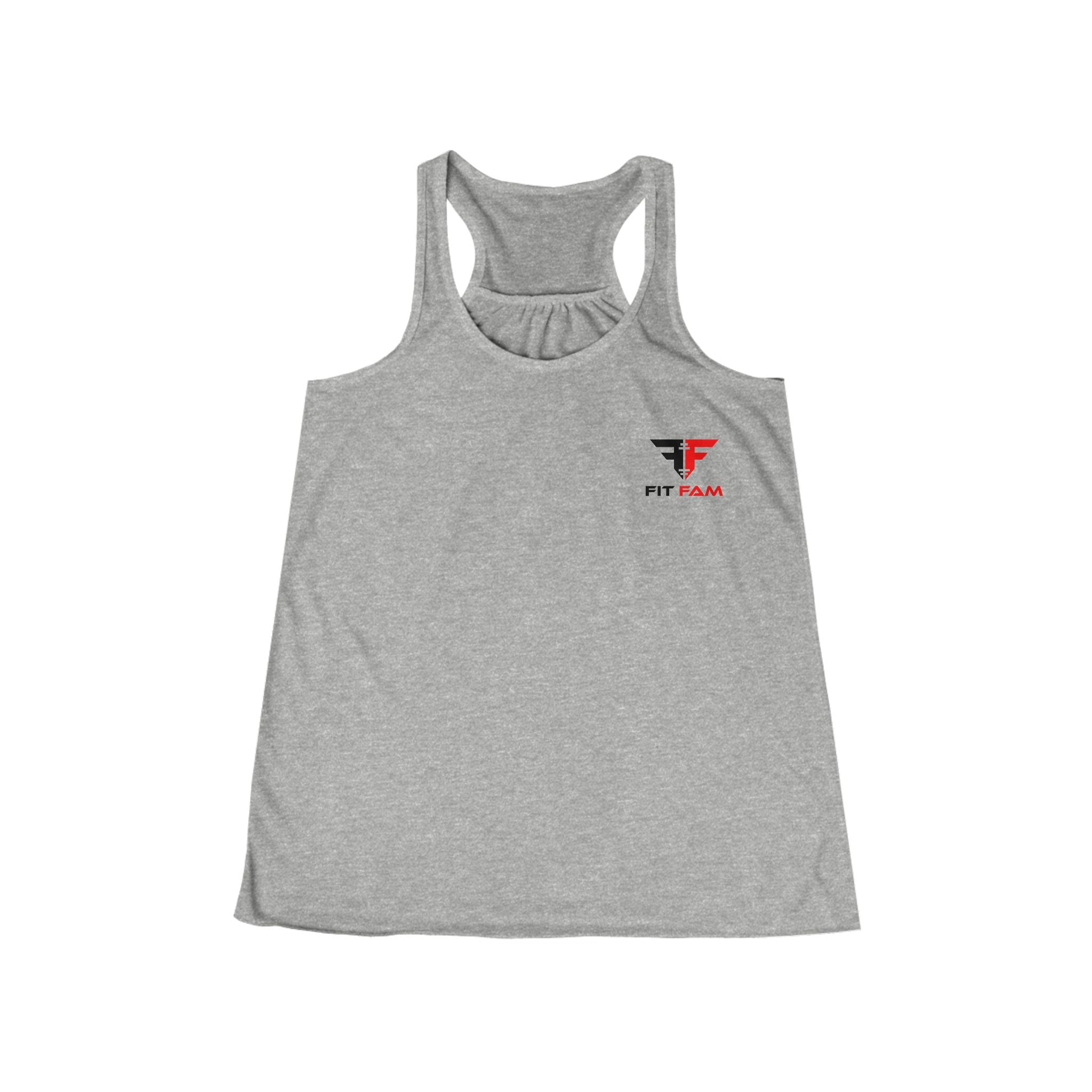 Fit Fam Women's Racerback Tank Top — Lightweight Gym & Casual Workout Tee