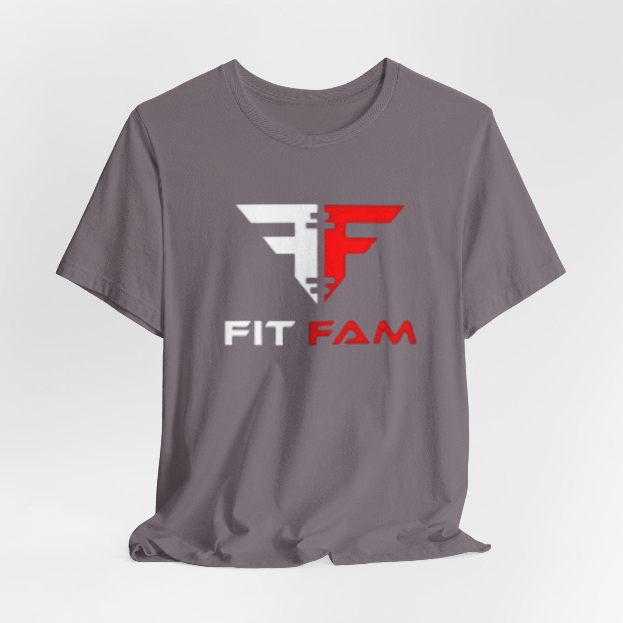 FITFAM Red & White Logo tee | T-Shirt, Minimal Graphic